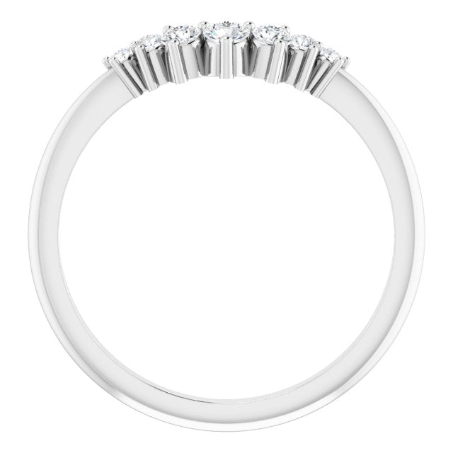 Diamond contour sale band