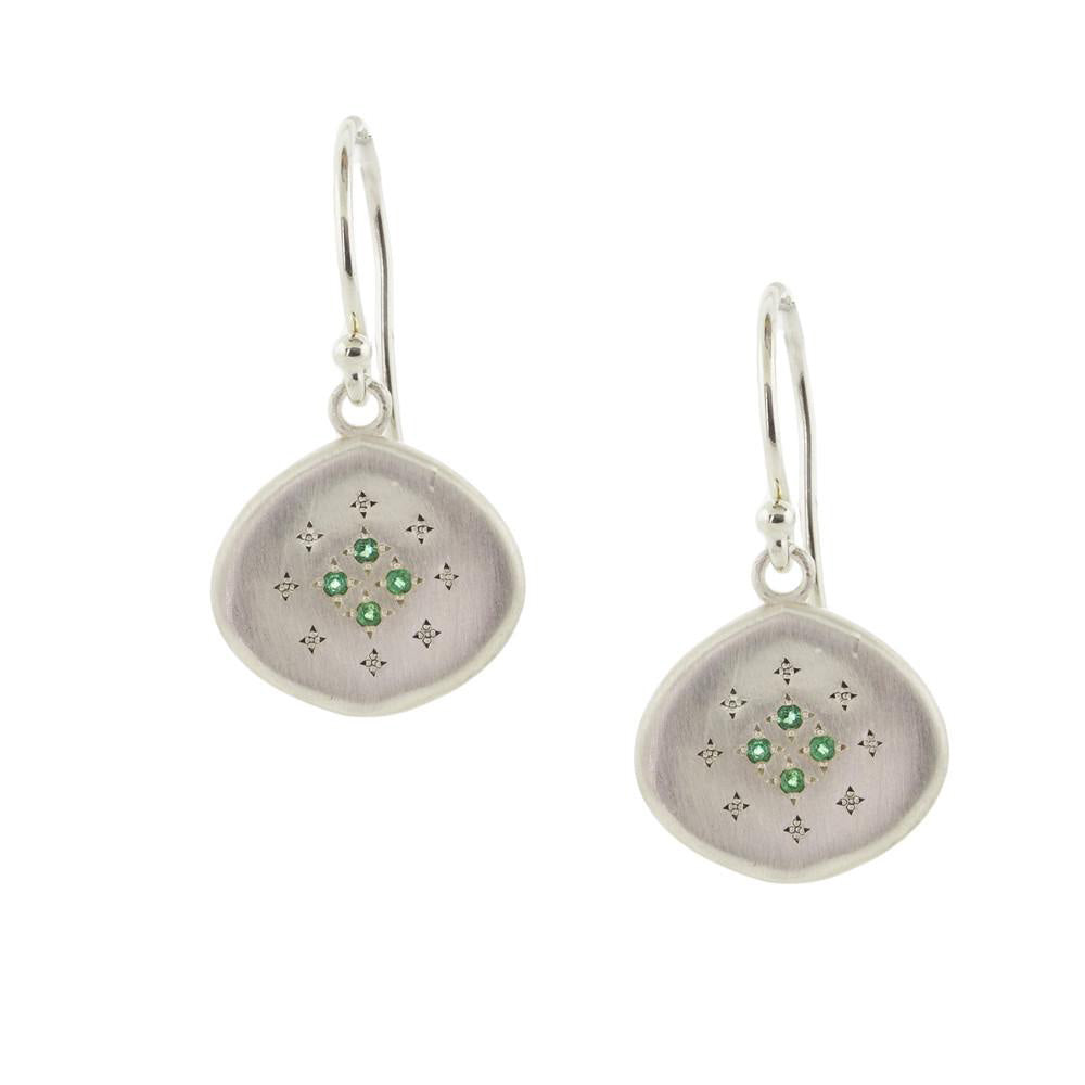 Four Star Silver Lights Earrings