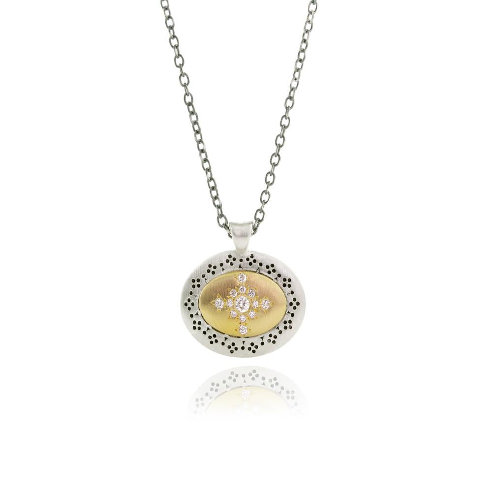 Oval Seeds of Harmony Pendant