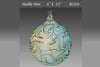 Round Ornament: Marble Mint