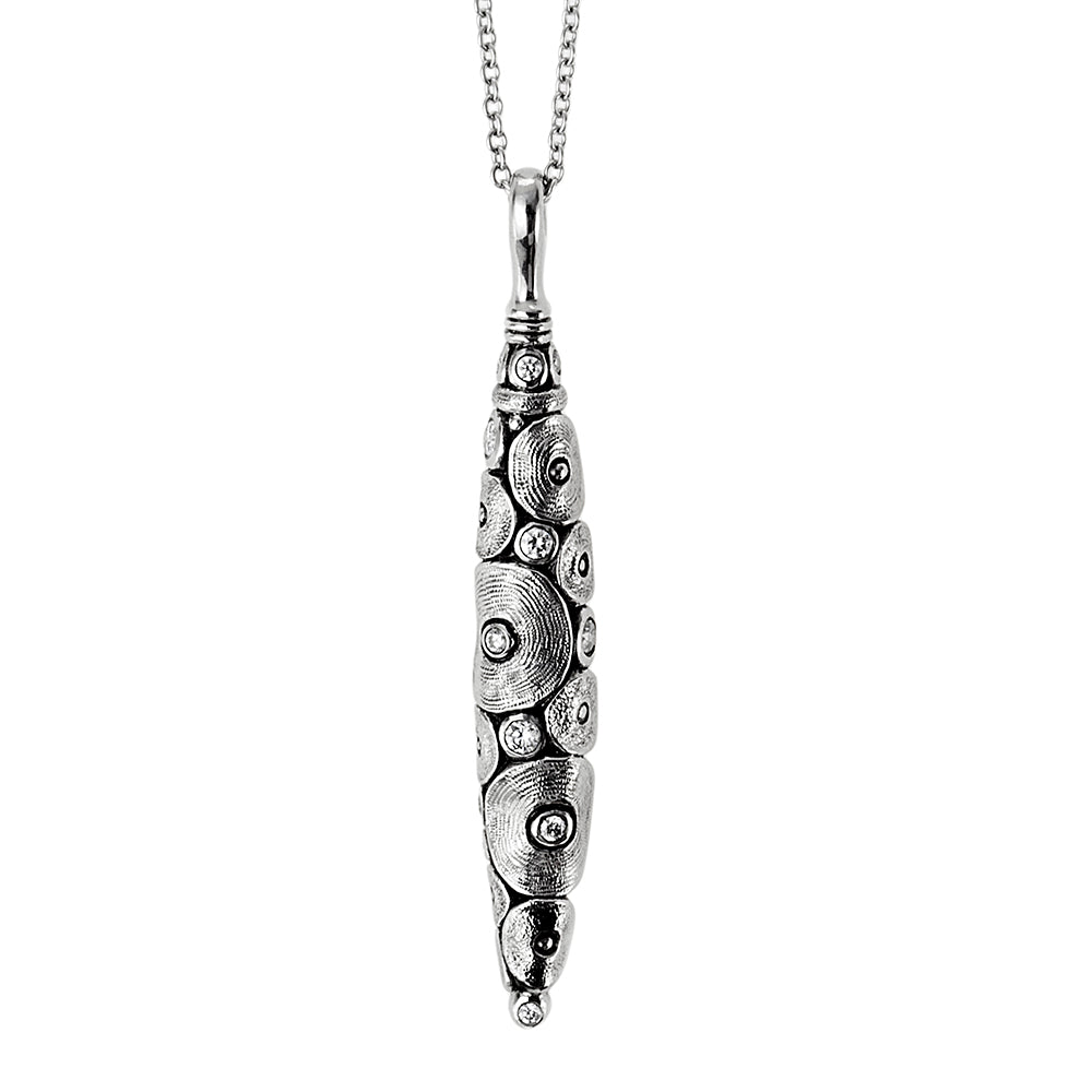 Diamond shark pendant hot sale