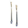 REALSTEEL — Tear Drop Blue Sapphire Earrings