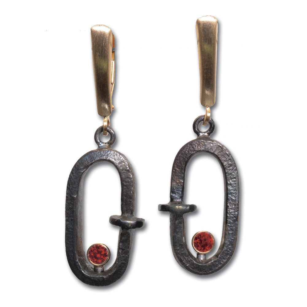 REALSTEEL — Oval Link Dangle Earrings
