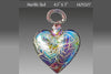 Heart Ornament: Small Red Marble